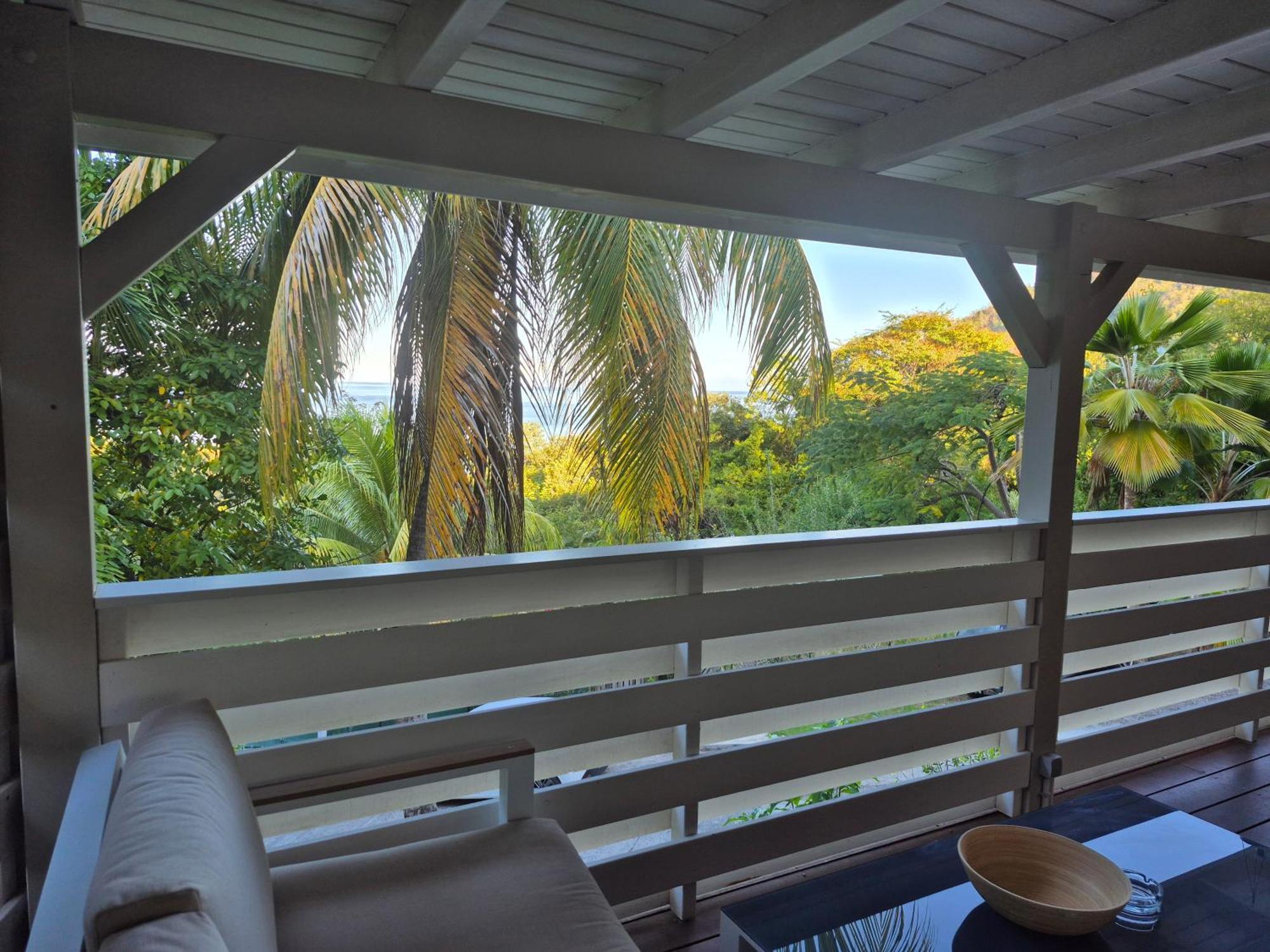 Villa Cannelle, Piscine, Vue Mer Deshaies Bagian luar foto