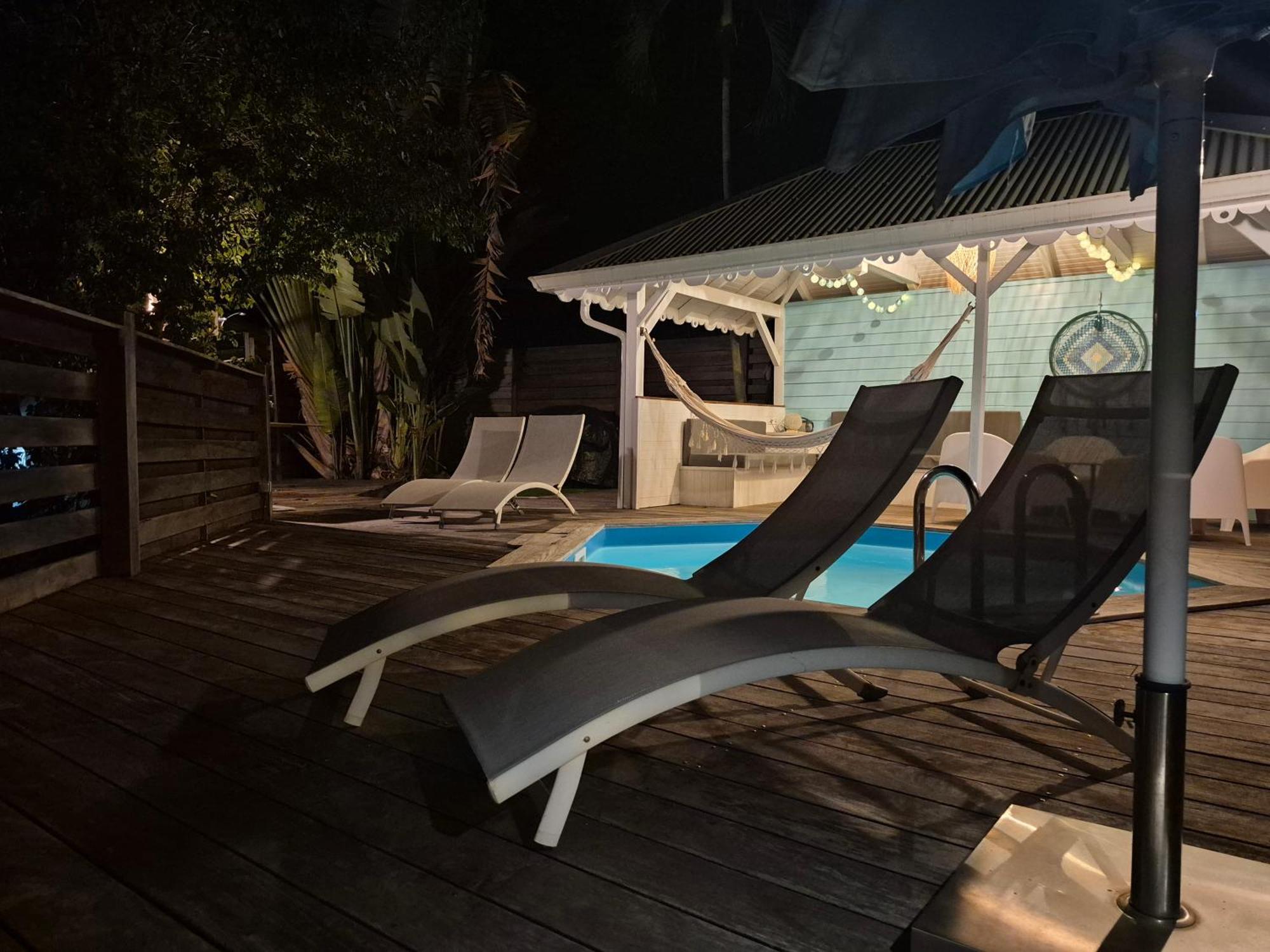 Villa Cannelle, Piscine, Vue Mer Deshaies Bagian luar foto