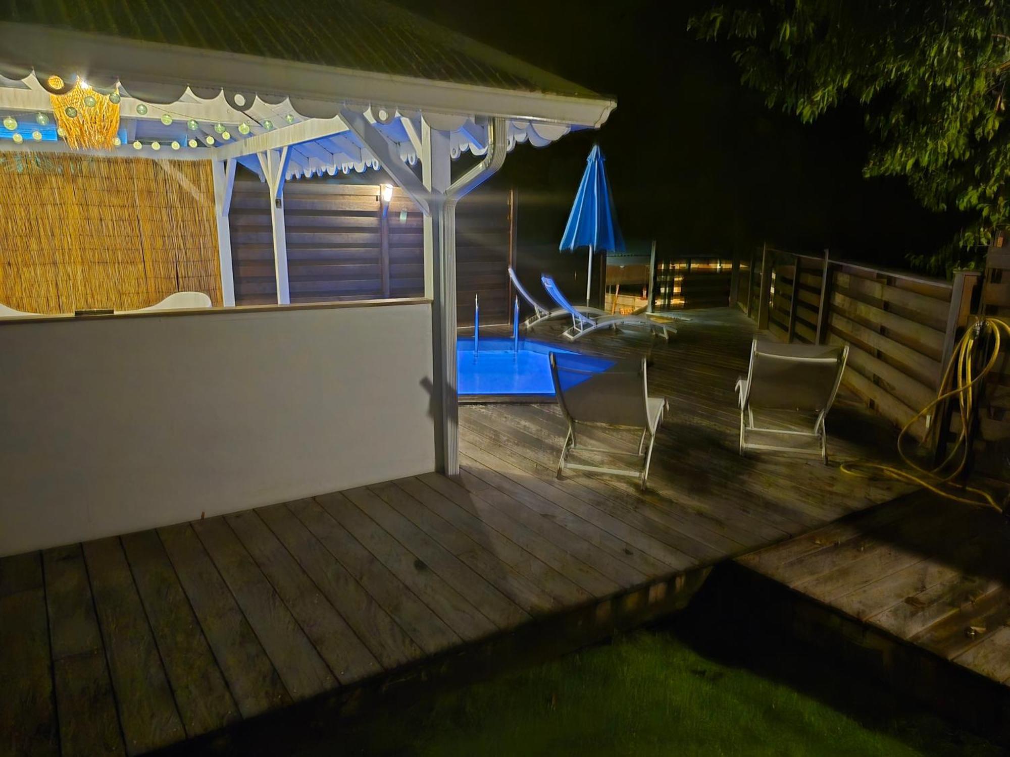 Villa Cannelle, Piscine, Vue Mer Deshaies Bagian luar foto