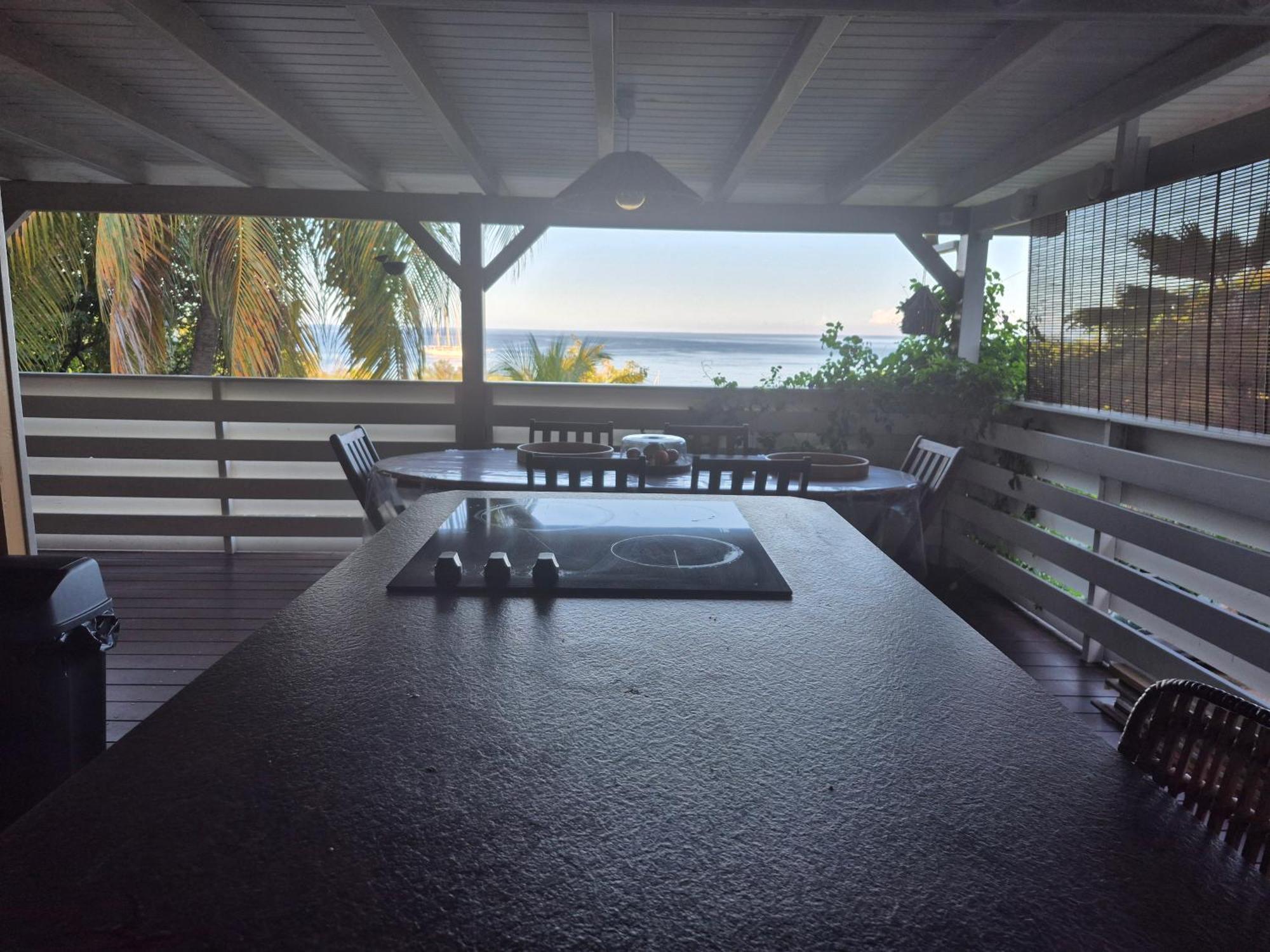 Villa Cannelle, Piscine, Vue Mer Deshaies Bagian luar foto