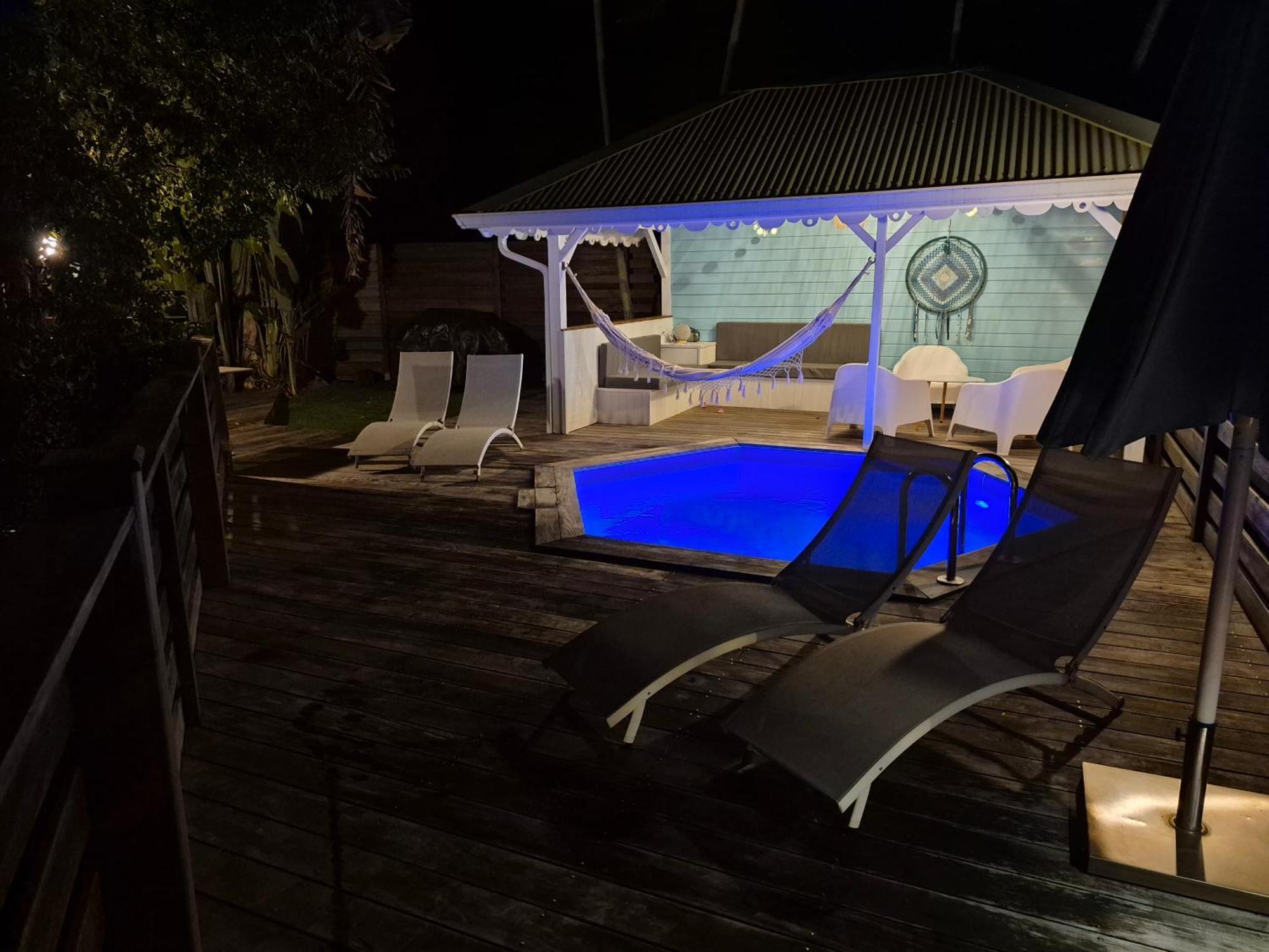 Villa Cannelle, Piscine, Vue Mer Deshaies Bagian luar foto