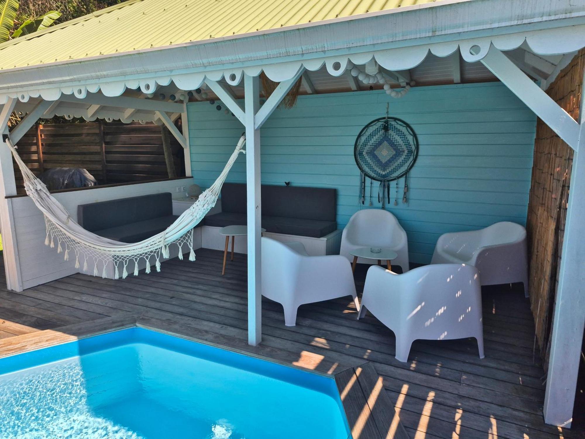 Villa Cannelle, Piscine, Vue Mer Deshaies Bagian luar foto